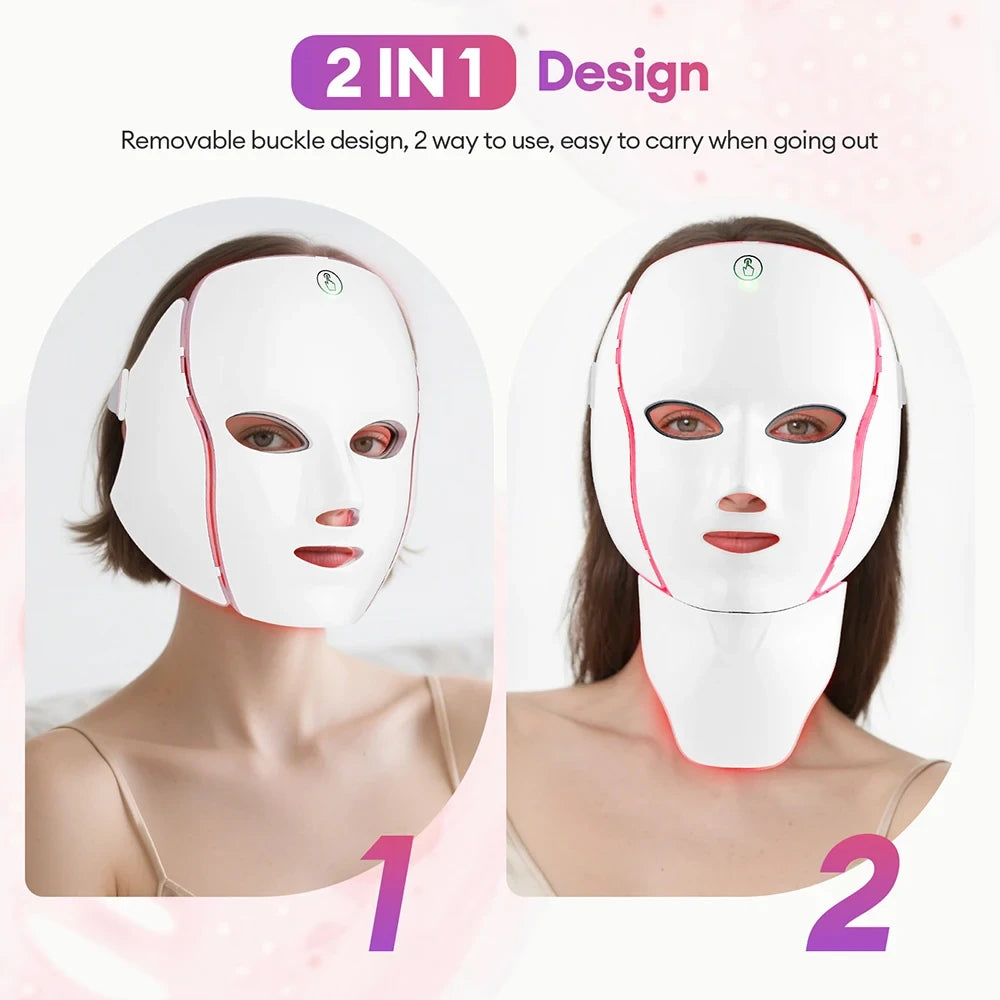 7-Color LED Photon Facial Mask